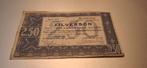 Zilverbon 2 1/2 Gulden 1938, Postzegels en Munten, Bankbiljetten | Nederland, Ophalen of Verzenden, 2½ gulden, Los biljet