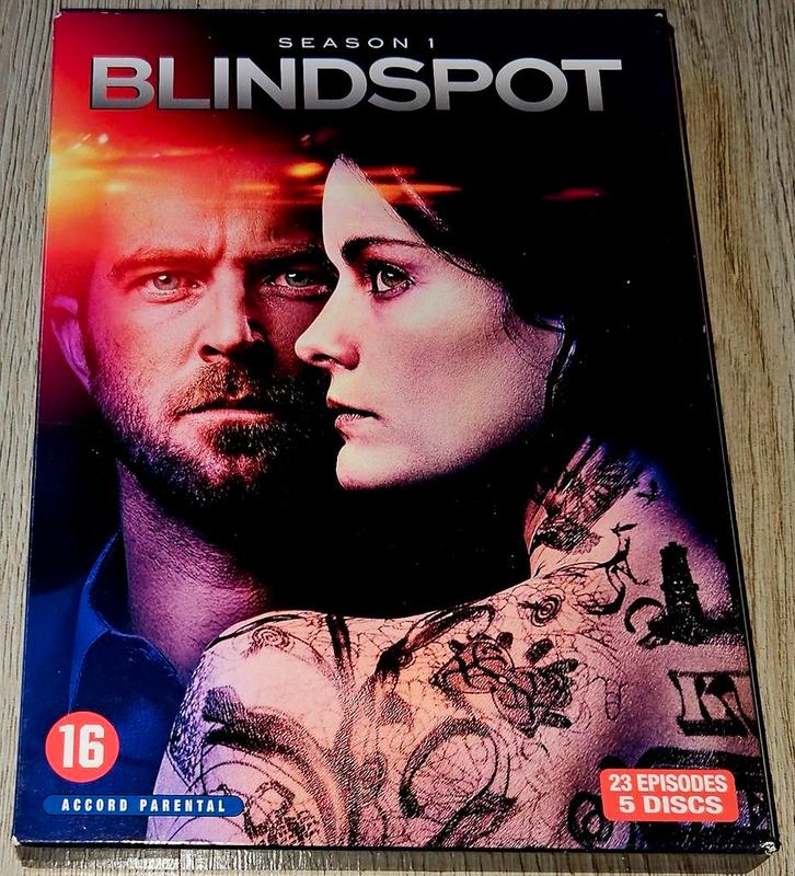 Blindspot - Seizoen 1 - 5DVD Boxset, Cd's en Dvd's, Dvd's | Tv en Series, Zo goed als nieuw, Actie en Avontuur, Boxset, Vanaf 16 jaar