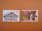 NVPH 1184 en 1185 Vondel en Steen, Postzegels en Munten, Ophalen of Verzenden, Na 1940, Postfris
