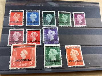 Nederlands Indie Indonesie nvph 351- 361 postfris beschikbaar voor biedingen