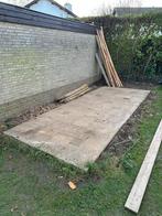 Grindtegels 60x40 - 16m2, Doe-het-zelf en Verbouw, Ophalen, Gebruikt, 10 m² of meer, Vloertegels