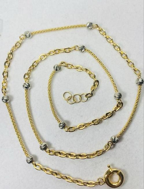 Gouden ketting - dorika schakel - 14 karaat, Sieraden, Tassen en Uiterlijk, Kettingen, Zo goed als nieuw, Goud, Ophalen of Verzenden