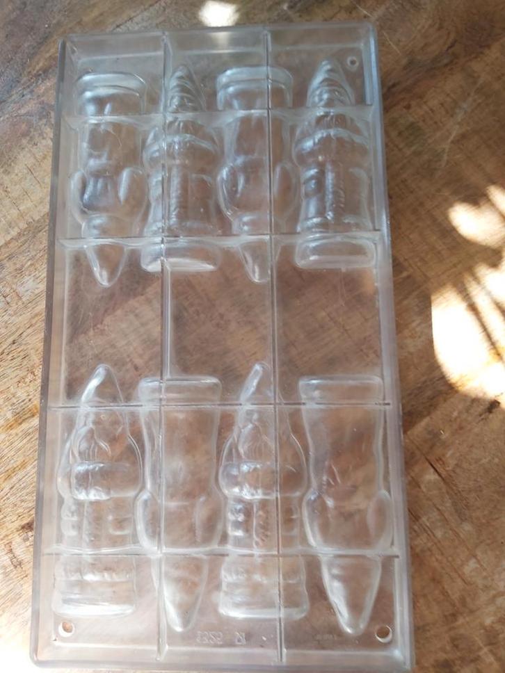 Chocolade Mal - Kerst & Sinterklaas - Polycarbonaat, Antiek en Kunst, Curiosa en Brocante, Ophalen of Verzenden