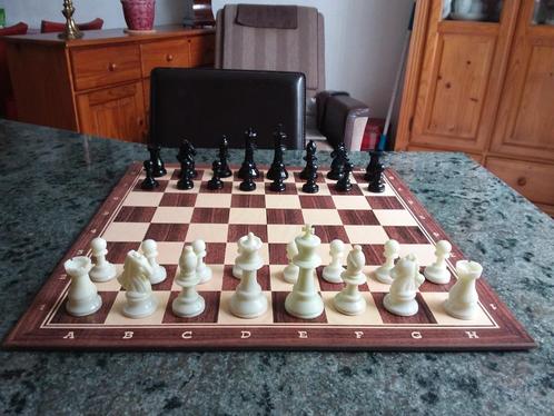 Schaakspel / damspel ; Revanche bord met coördinaten, Hobby en Vrije tijd, Gezelschapsspellen | Bordspellen, Gebruikt, Ophalen