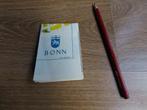 kleine reclame plattegrond Bonn, jaren 60? B. Trapp, Gelezen, Verzenden, Landkaart, Duitsland