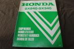 Honda GX240 GX340 1985 engine shop manual handbuch, Motoren, Ophalen of Verzenden, Honda