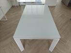 Glazen uitschuifbaar eettafel 160(230)x90, Ophalen, 200 cm of meer, 50 tot 100 cm, Vijf personen of meer