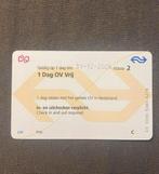 NS vrij tickets dagkaart, Tickets en Kaartjes, Trein, Bus en Vliegtuig, Eén persoon, Trein, Algemeen kaartje