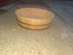 grote houten schaal trog, Ophalen of Verzenden, Rond, Hout