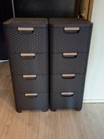 2 Curver Ladekastjes - Zo Goed Als Nieuw!, Huis en Inrichting, Kasten | Ladekasten, Ophalen, Zo goed als nieuw, 3 of 4 laden, Minder dan 100 cm