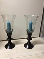 Rustieke windlichten, Ophalen, Zo goed als nieuw, Metaal, Kandelaar