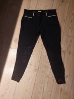 Pénélope paardrijbroek dames maat 40 met zilverdraad, Maat 38/40 (M), Kort, Blauw, Nieuw