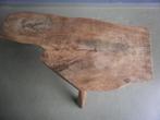 Organische houten tafel, bijzet - hoogte 37 cm, Ophalen, Minder dan 45 cm, Gebruikt, Mooi