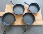 Gietijzer skilletset 8-dlg dia 16 cm, Vogelhuis.shop en bbq, Nieuw, Ophalen of Verzenden, Koekenpan of Braadpan