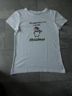 Leuk wit t-shirt met print maat XXS (qwe), Wit, Ophalen of Verzenden, Zo goed als nieuw, Korte mouw