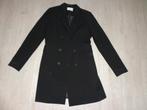 zwarte lange damesjas van Distrikt, maat L, Ophalen of Verzenden, Gedragen, Maat 42/44 (L), Zwart