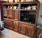 Eiken houten wandmeubel., Ophalen of Verzenden, Gebruikt, 25 tot 50 cm