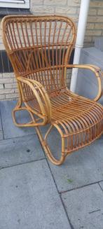 Rotan rohe vintage stoel te koop, Huis en Inrichting, Riet of Rotan, Gebruikt, Vintage, Eén
