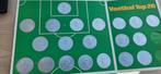 voetbal top 20 munten van 1970. Twee ontbreken er., Verzamelen, Sportartikelen en Voetbal, Ophalen of Verzenden, Gebruikt