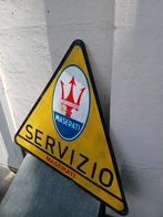 Maserati service reclamebord geen emaille, Reclamebord, Info@ maserati.it, Ophalen of Verzenden, Italië