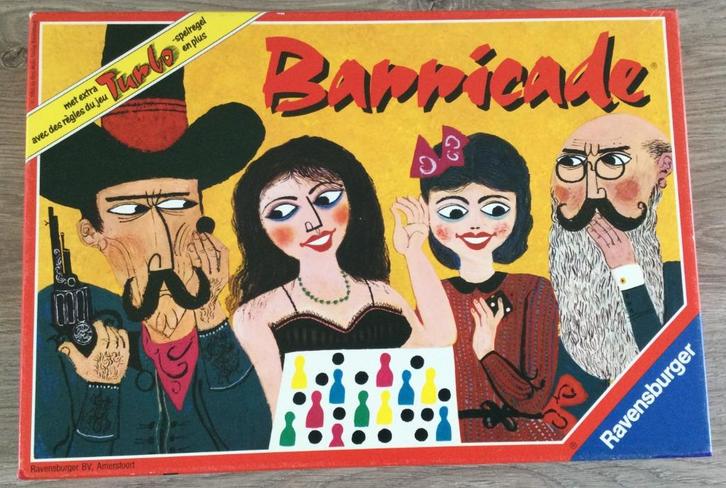 Jeu de Barricade Turbo, Hobby en Vrije tijd, Gezelschapsspellen | Bordspellen, Gebruikt, Een of twee spelers, Drie of vier spelers