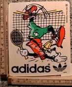 Vintage sticker Adidas logo merk Goofy Tennis strip, Ophalen of Verzenden