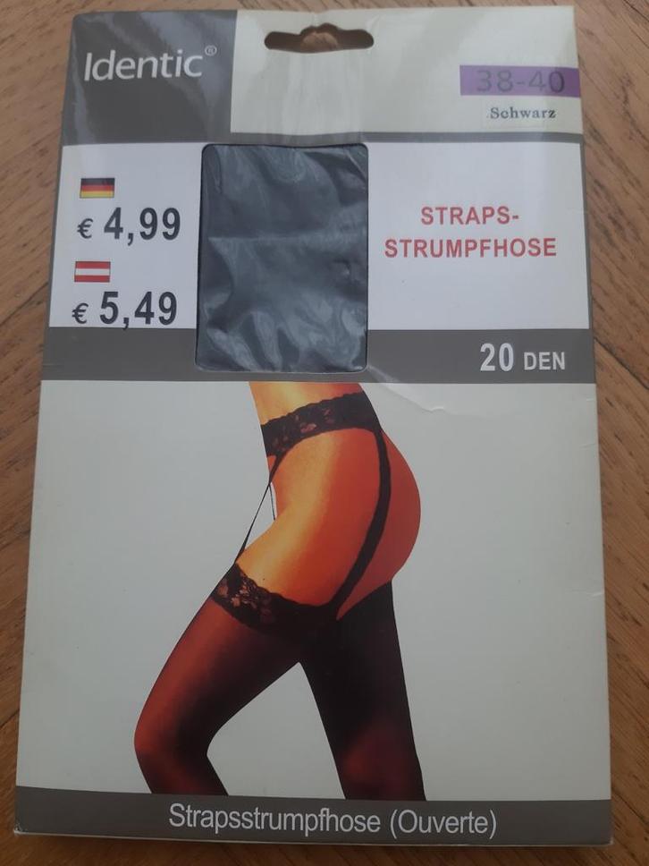 Identic zwarte 20d jarretel panty maat 38-40, Kleding | Dames, Leggings, Maillots en Panty's, Nieuw, Panty, Zwart, Ophalen of Verzenden