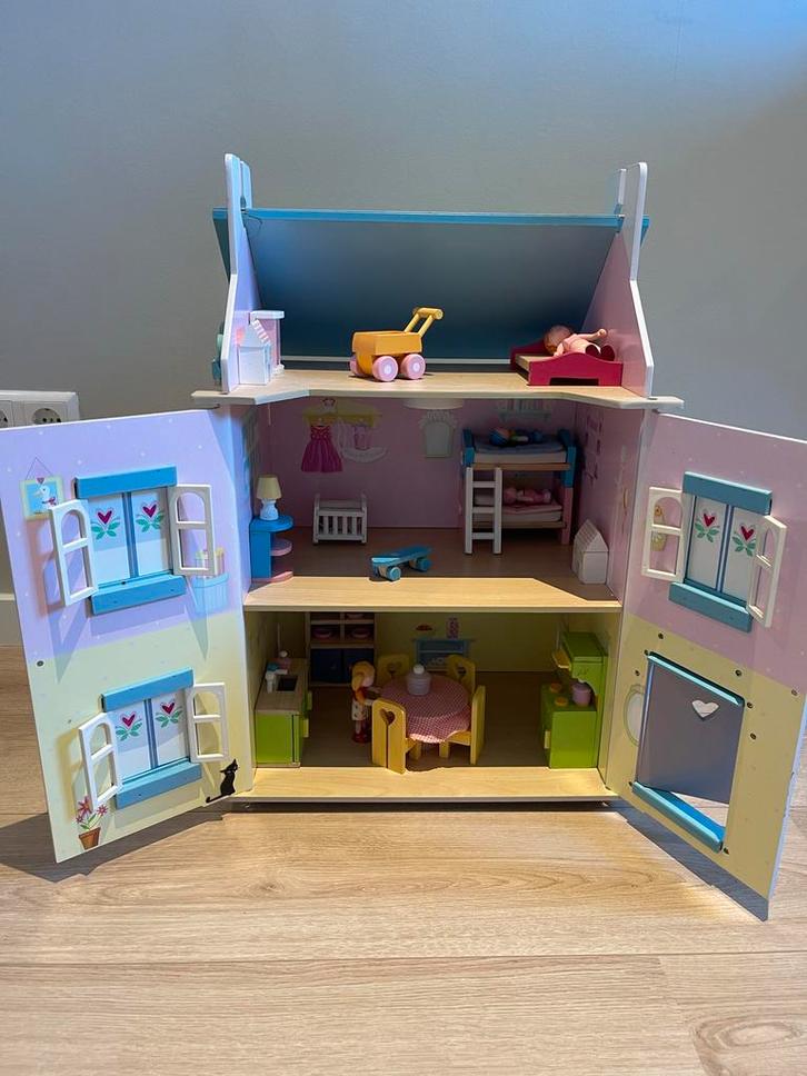 Little Dutch Poppenhuis, Kinderen en Baby's, Speelgoed | Poppenhuizen, Gebruikt, Poppenhuis, Ophalen