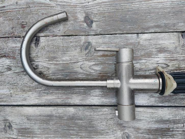 kokend water kraan met itho daalderop close in  bl5, Doe-het-zelf en Verbouw, Sanitair, Gebruikt, Kraan, Ophalen of Verzenden