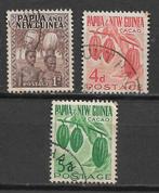 Papua & New Guinea 1952 Def serie vruchten fruit, Verzenden, Gestempeld