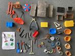Playmobil onderdelen schep hark emmer mand krat paard kampee, Ophalen of Verzenden, Zo goed als nieuw, Los playmobil