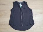 H&M zwarte mouwloze blouse maat XL *nieuw* ~ PB0031, H&M, Zwart, Maat 46/48 (XL) of groter, Nieuw