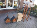 1 Voeder huisje op poot 1 egel huisjes 2 eekhoorn huisjes., Tuin en Terras, Ophalen of Verzenden, Zo goed als nieuw