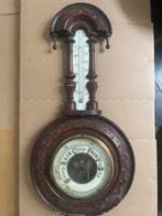 Antieke barometer/thermometer, Audio, Tv en Foto, Weerstations en Barometers, Ophalen of Verzenden, Gebruikt