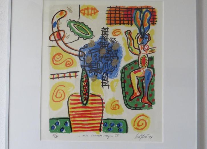 zeefdruk, Antiek en Kunst, Kunst | Litho's en Zeefdrukken, Ophalen of Verzenden