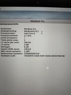 MacBook Pro 13 inch - i5 - 8GB RAM, MacBook Pro, Gebruikt, 2 tot 3 Ghz, Qwerty