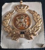 Hoofddeksel embleem officier DT63 nieuw, Verzenden, Landmacht, Nederland, Embleem of Badge