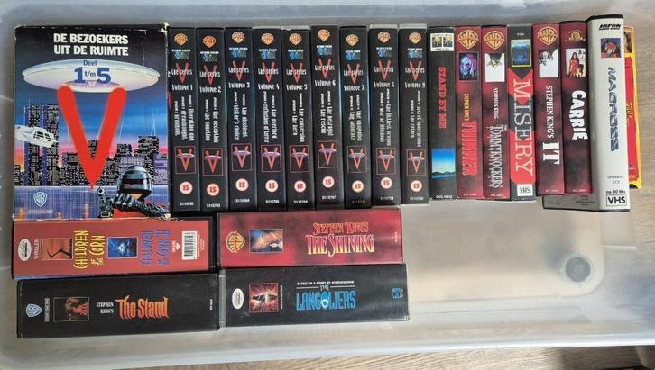 VHS (Stephen King, V en meer), Cd's en Dvd's, VHS | Film, Zo goed als nieuw, Horror, Vanaf 12 jaar, Ophalen