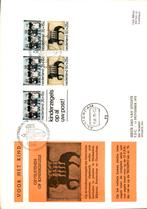 Amsterdam - Blok Kinderzegels - FDC - 1975, Postzegels en Munten, Brieven en Enveloppen | Nederland, Verzenden, Envelop