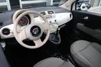 Fiat 500 1.2 Lounge automaat pano airco radio lm velg, Euro 5, Stof, Gebruikt, Bedrijf