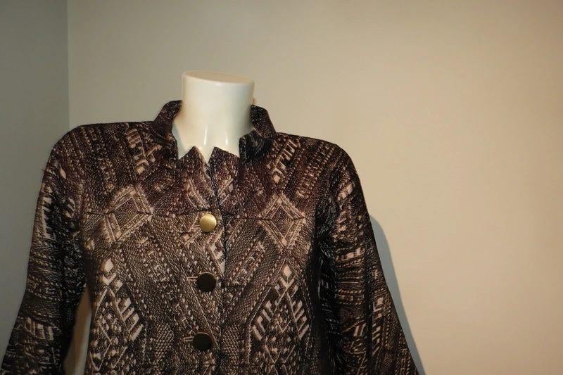 Dries van Noten blazer beeldschoon motief knopen B38, Kleding | Dames, Jasjes, Kostuums en Pakken, Maat 38/40 (M), Overige kleuren