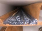 58 stuks U profiel lood 8mm, Glas in lood, Ophalen, Zo goed als nieuw