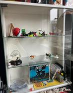Vitrinekastje teab, Huis en Inrichting, Kasten | Vitrinekasten, Ophalen, Gebruikt, 50 tot 100 cm, Glas