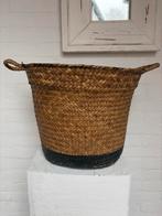 Mooie rieten mand met handvatten, Ophalen, Gebruikt, Mand, Rond