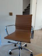 Bureaustoel Cognac, Huis en Inrichting, Bureaustoelen, Ophalen, Gebruikt, Bruin, Bureaustoel