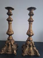 Oude Kerkkandelaren - 38cm Hoog, Ophalen of Verzenden, Koper of Brons