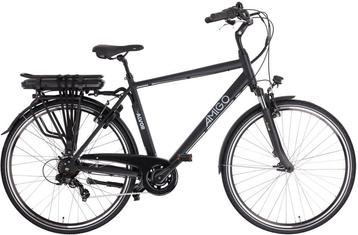 AMIGO E-Alvor D2 28 Inch Heren 7V V-Brakes Matzwart beschikbaar voor biedingen
