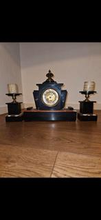 Antieke Franse Marmeren Mantelklok, Antiek en Kunst, Antiek | Klokken, Ophalen