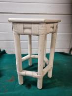 bijzettafel krukje bamboe jaren 70, Huis en Inrichting, Ophalen of Verzenden, 'T Olde Gre-j, Info@toldegrej.nl, Endepoelstraat 20f Didam