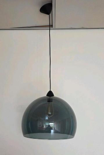 Grijze smoke bol hanglamp  beschikbaar voor biedingen